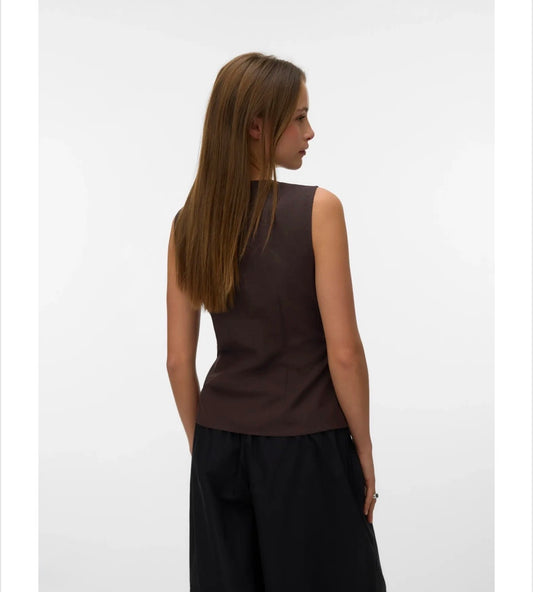 Vero Moda - SELMA - Button front waistcoat
