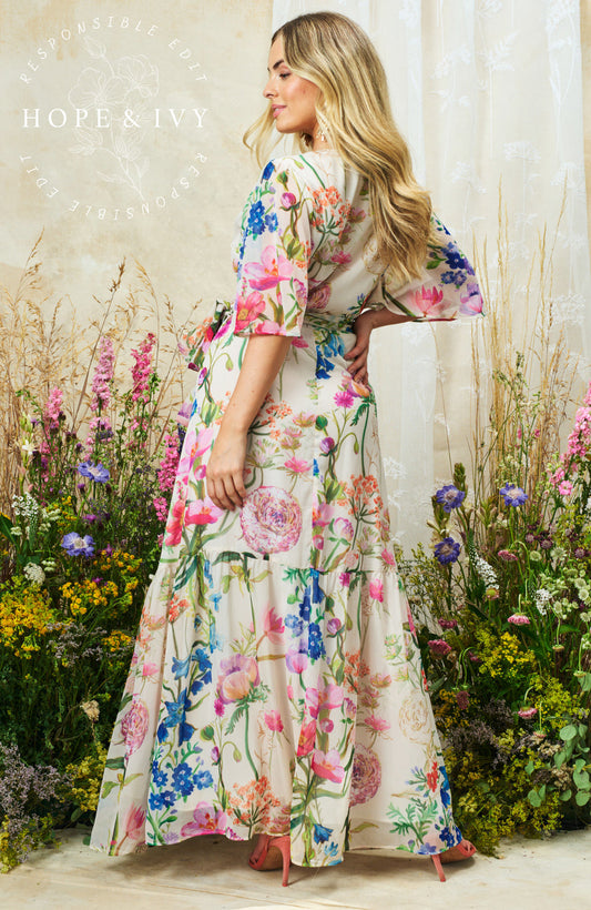 Hope & Ivy - The Michelle - Floral maxi dress