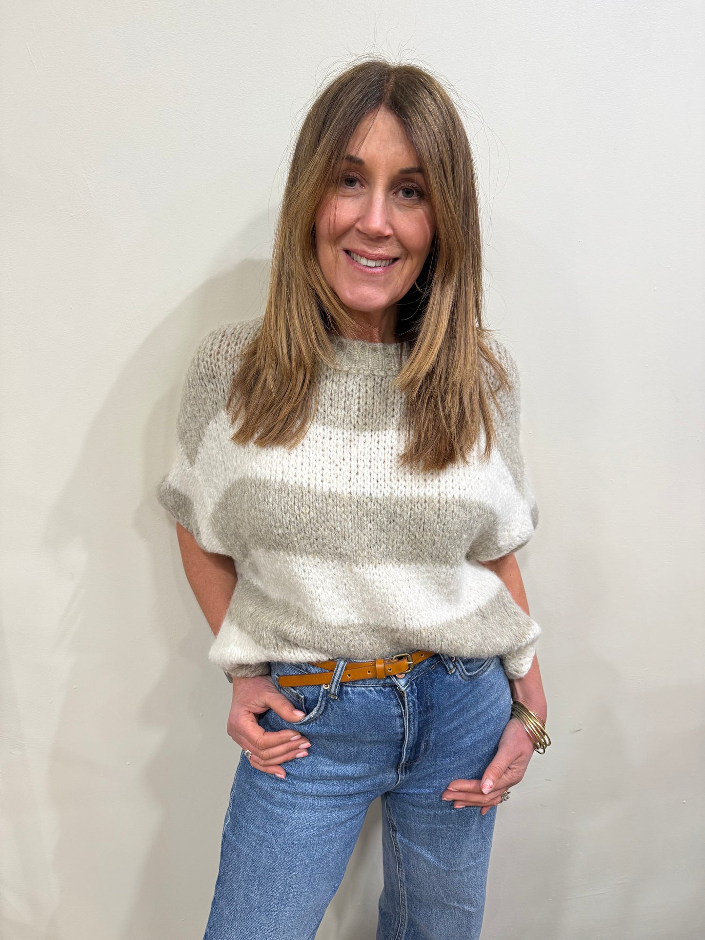 2479 - Stripe knitted top
