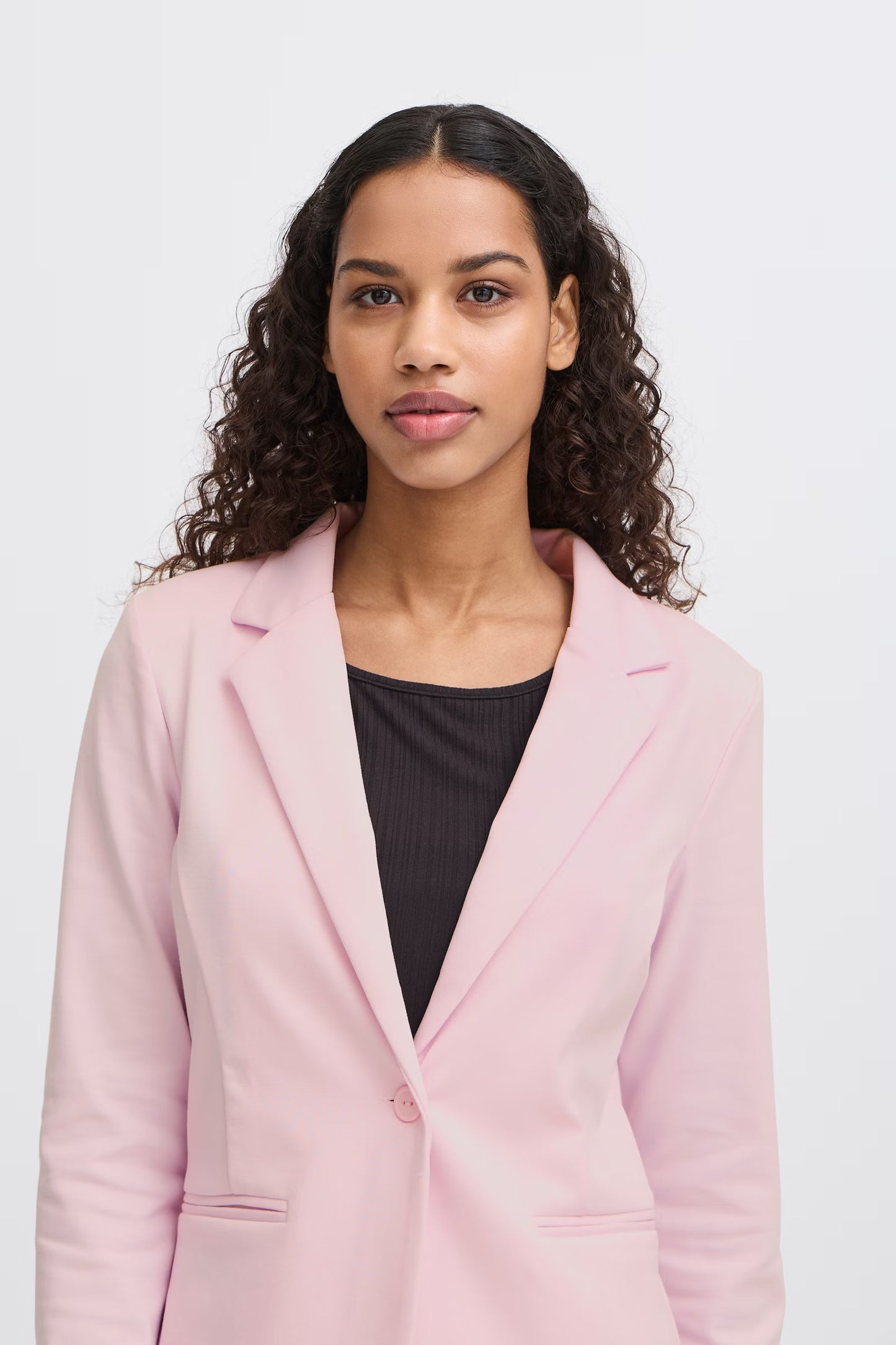 ICHI - KATE - Long sleeve jersey blazer