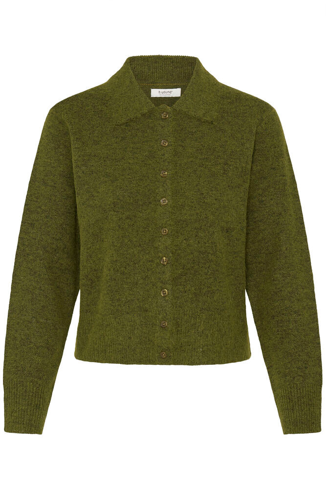 B.Young - MINUA - Knitted collared polo jumper