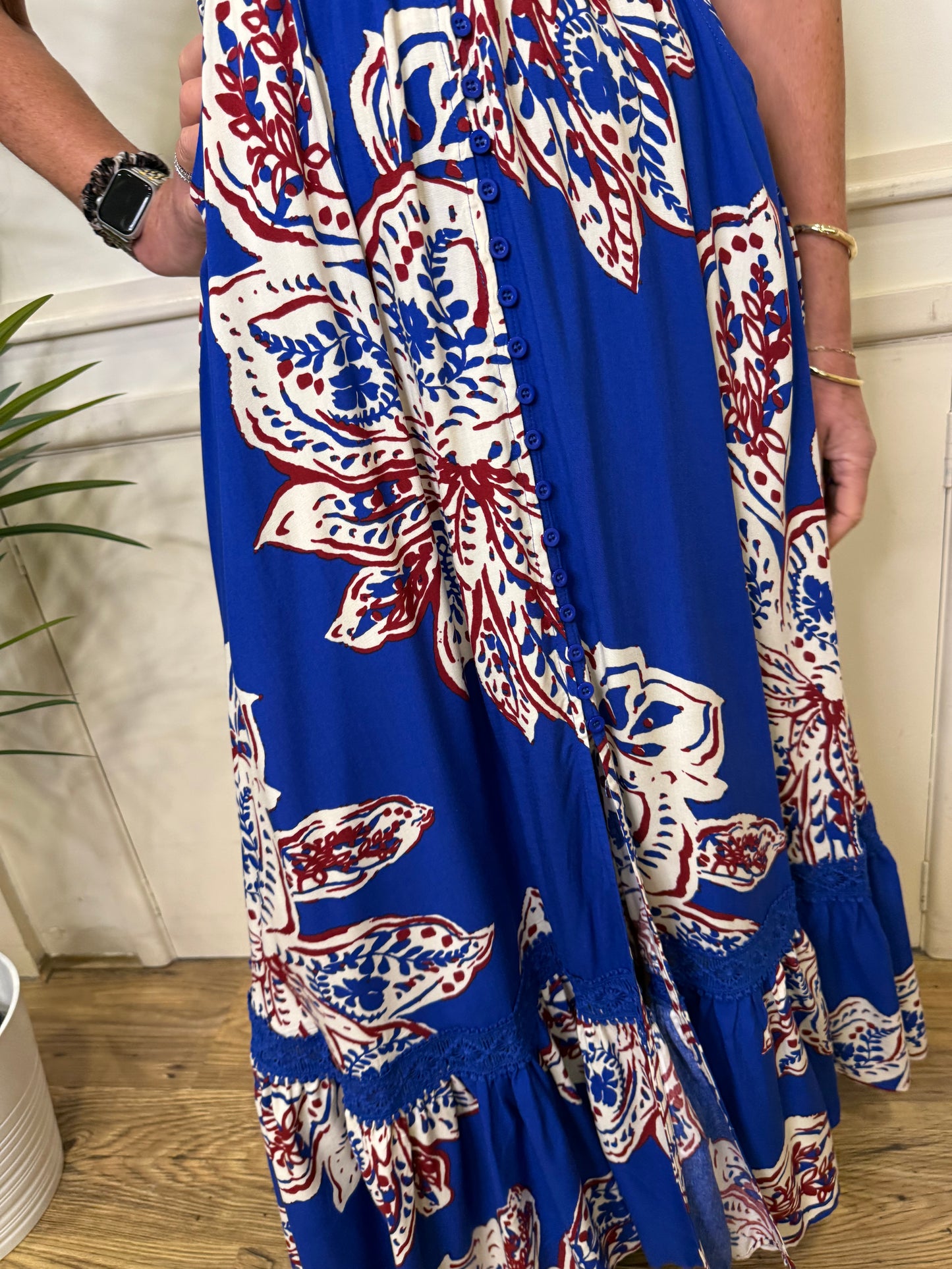 CARIS - Floral maxi dress