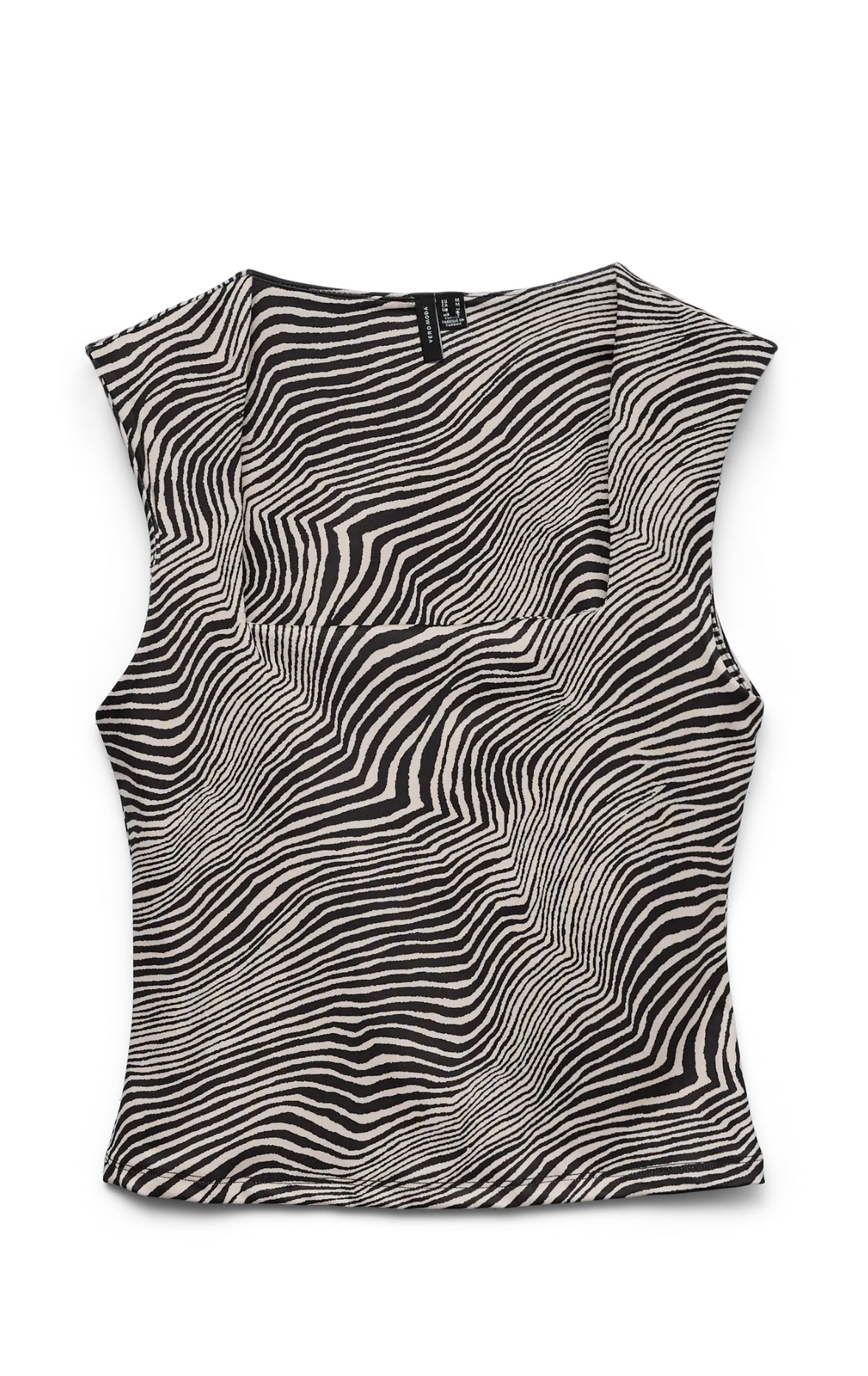 Vero Moda - MILLION - Square neck Zebra top
