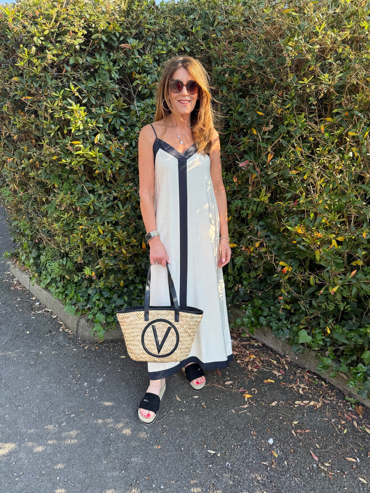 Vero Moda - DENISE - Colour block maxi dress