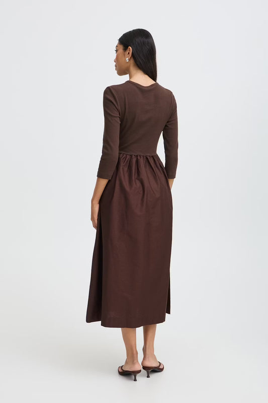 B.Young - SUNNA - Fitted top midi dress