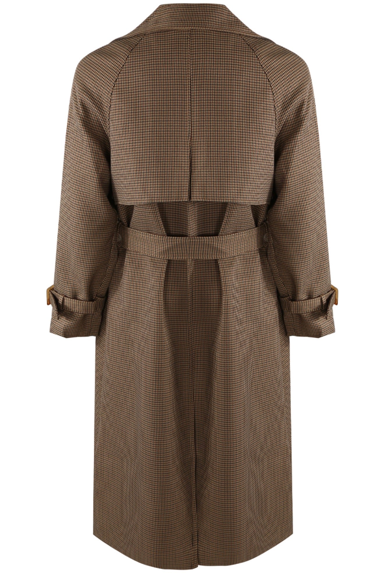 NICOLA - Checked trench coat