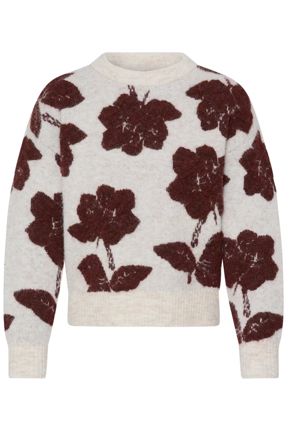 B.Young - MANDA - Flower print knitted jumper