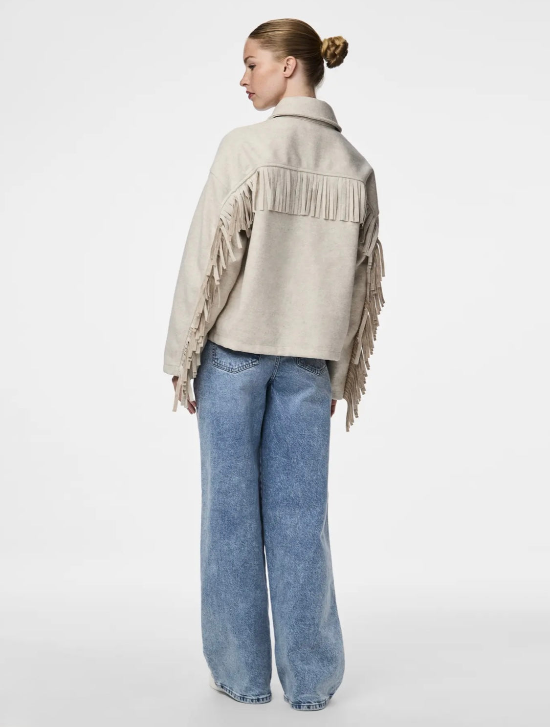 PIECES - FIONE - Tassle back jacket