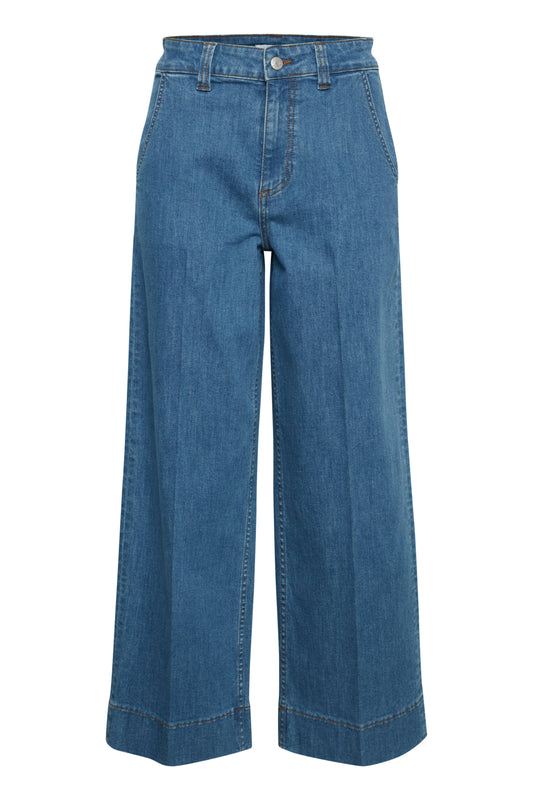 B.Young - KOMMA - Cropped wide leg jeans
