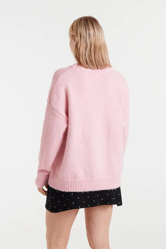 Compania Fantastica - 10235 - Strawberry chunky knitted jumper
