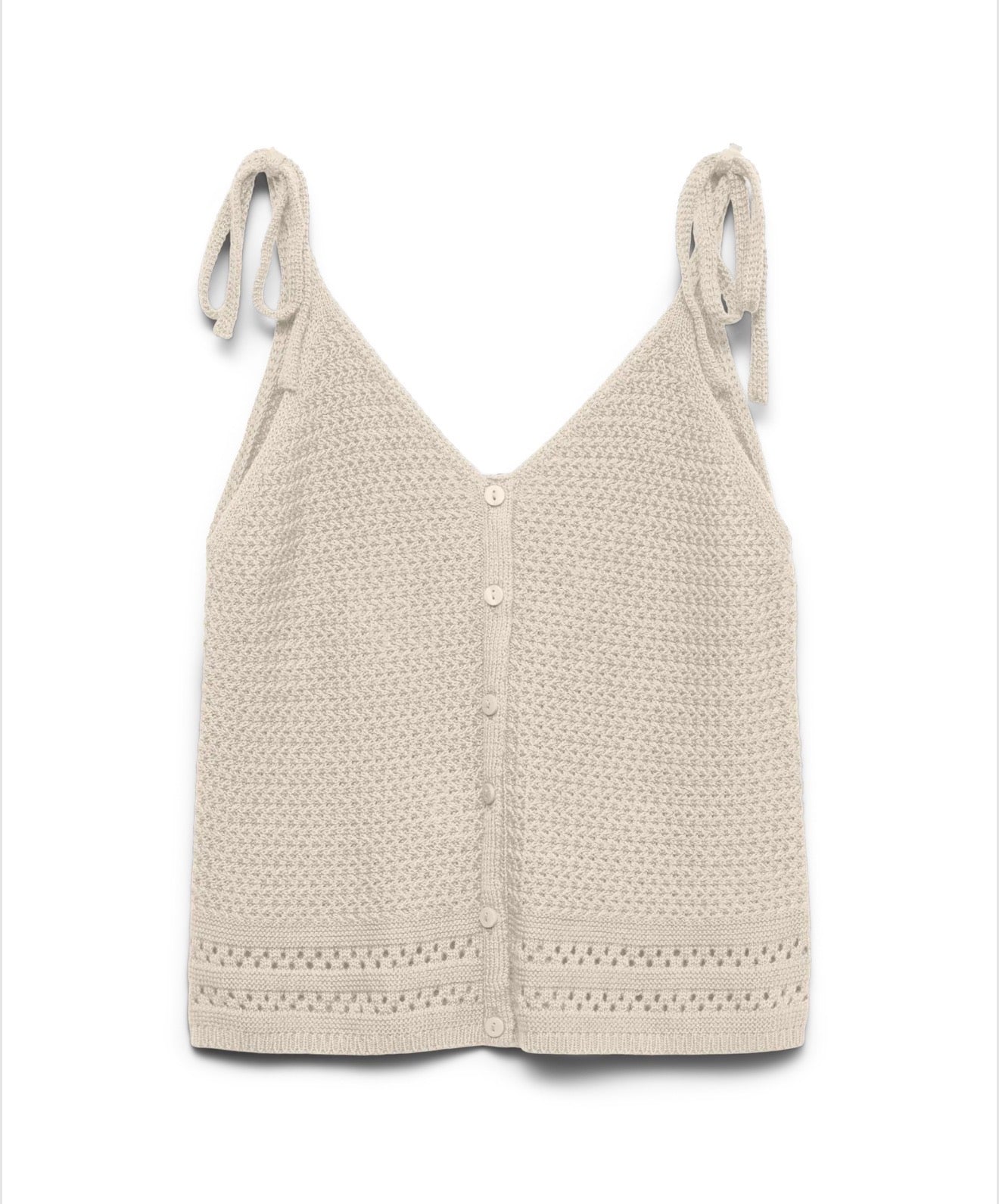 Vero Moda - SALTY - Crochet tie top cami