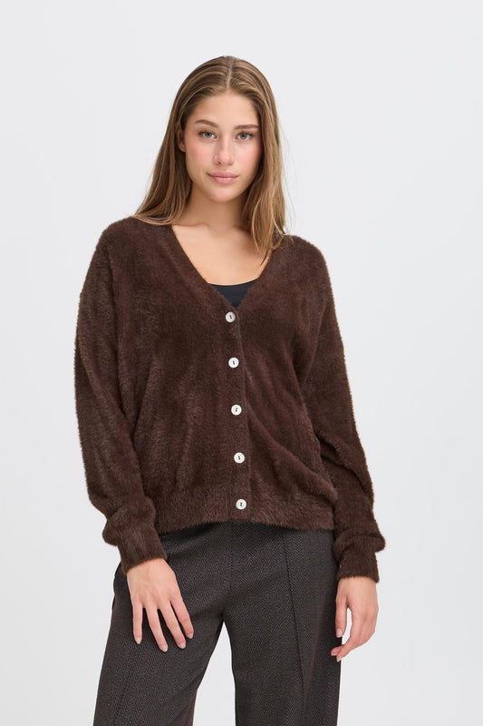 ICHI - BRULA - Fluffy cardigan