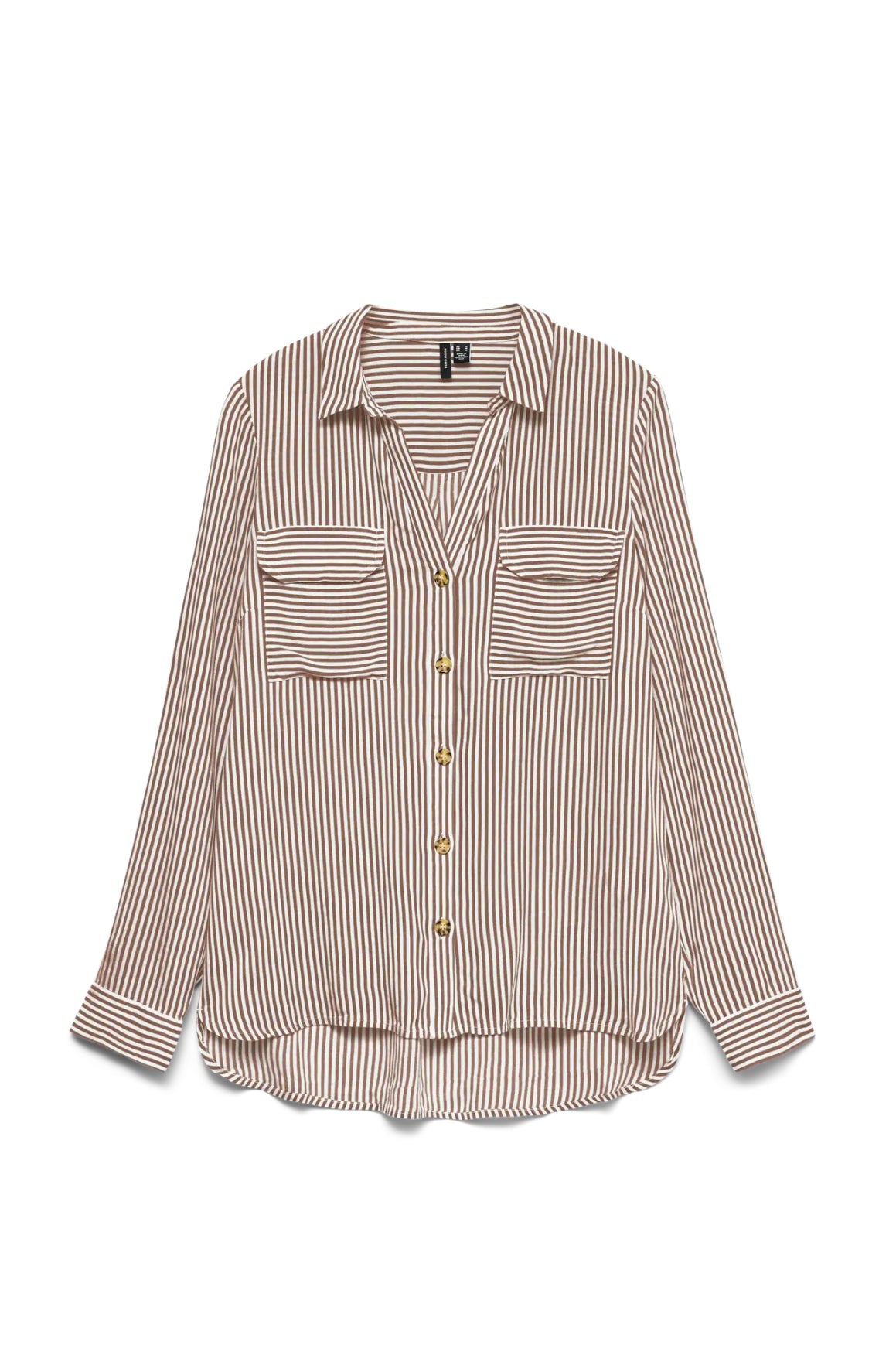 Vero Moda - BUMPY - Stripe front pocket shirt