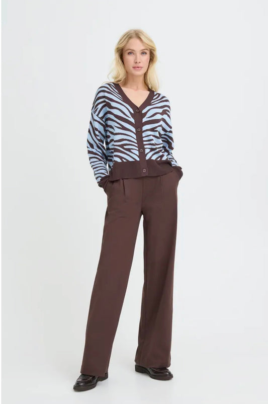 B.Young - MMORLA - Zebra print cardigan