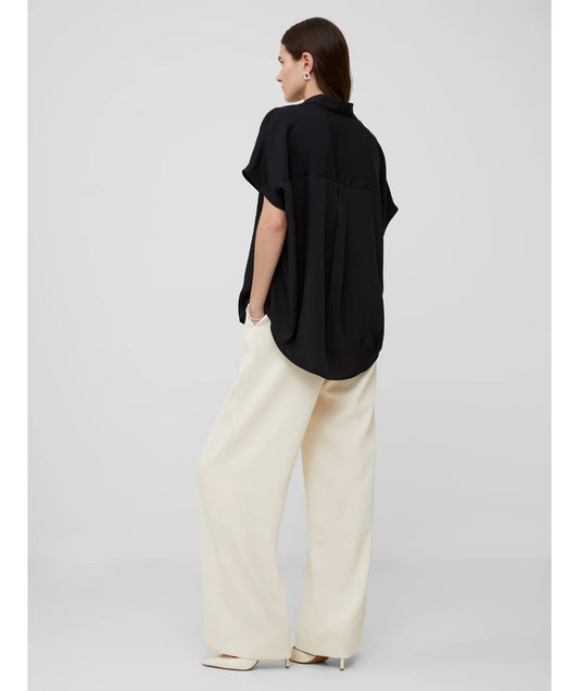 French connection - 72MZN - Crepe Light Recycled Popover Shirt