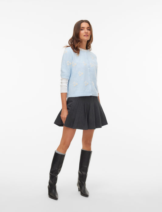 Vero Moda - DOFFY INTARSIA - Cherry print cardi