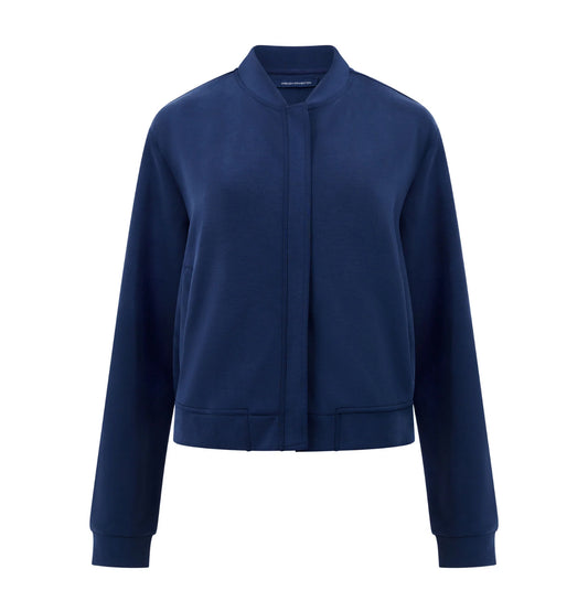French Connection - 75DZR - Wren Zip Through Bomber Jacket - Navy