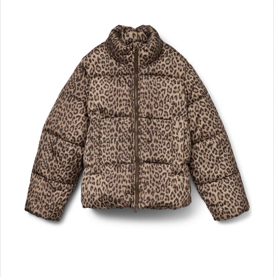 Vero Moda - PARDA - Leopard puffer coat