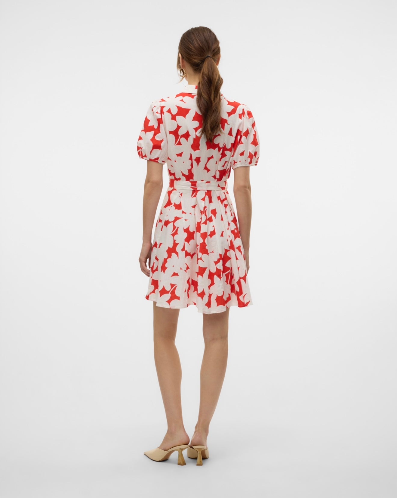 Vero Moda - DICTHE - Printed short sleeve shirt dress