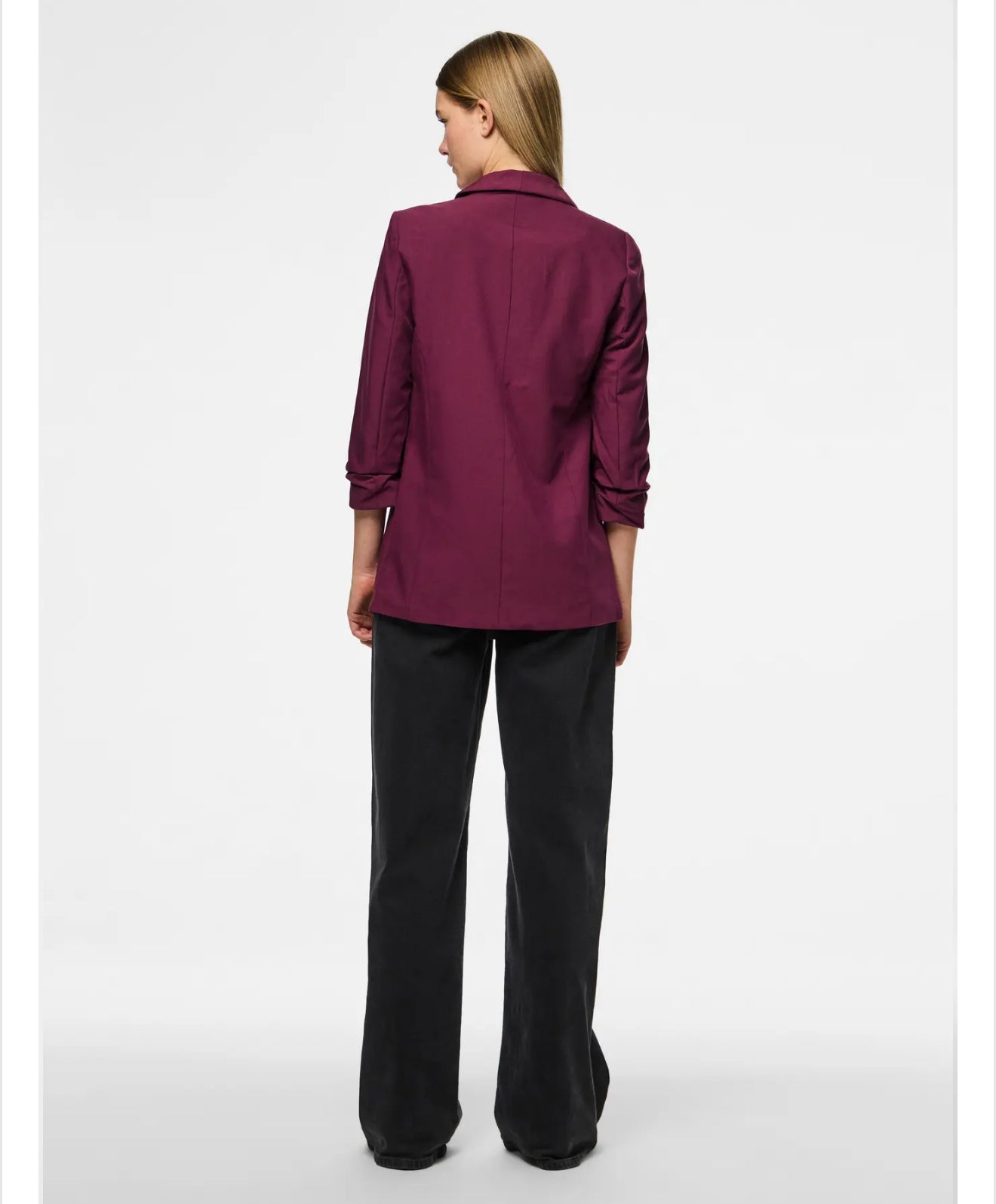 Pieces - BOSELLA - Ruched sleeve blazer
