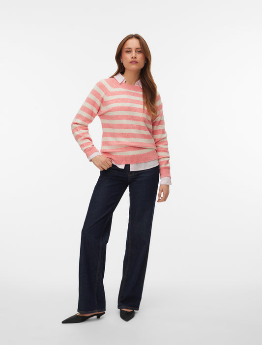 Vero Moda - DOFFY - Stripe knitted jumper