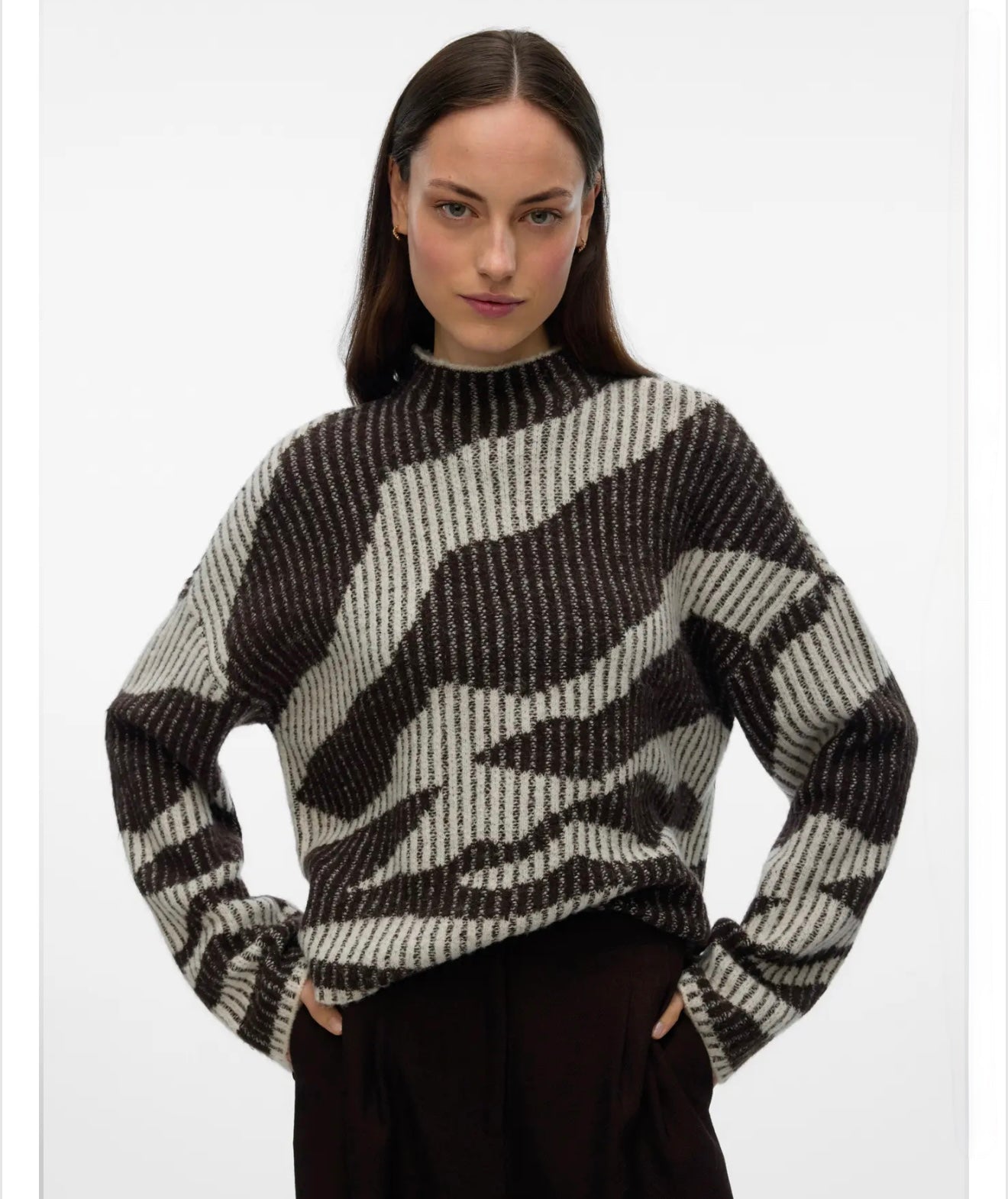 Vero Moda - SCORPIO - Super soft zebra print knit