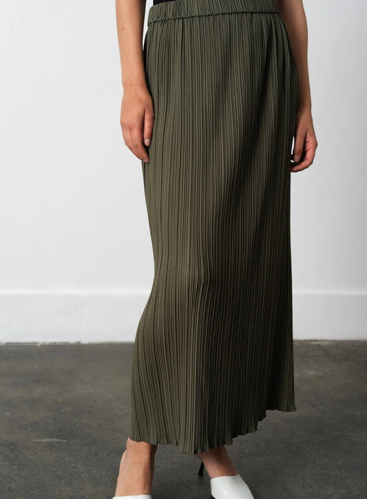 French Connection - 73ZAU - Niri Plisse Column Maxi Skirt