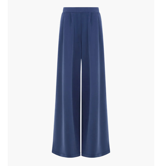 French Connection - 74RZM - Wren Wide Leg Trousers - Navy