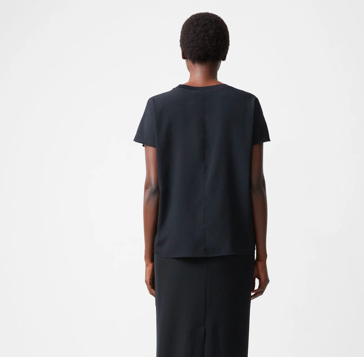 French Connection - 72NZP - Crepe light crew neck top