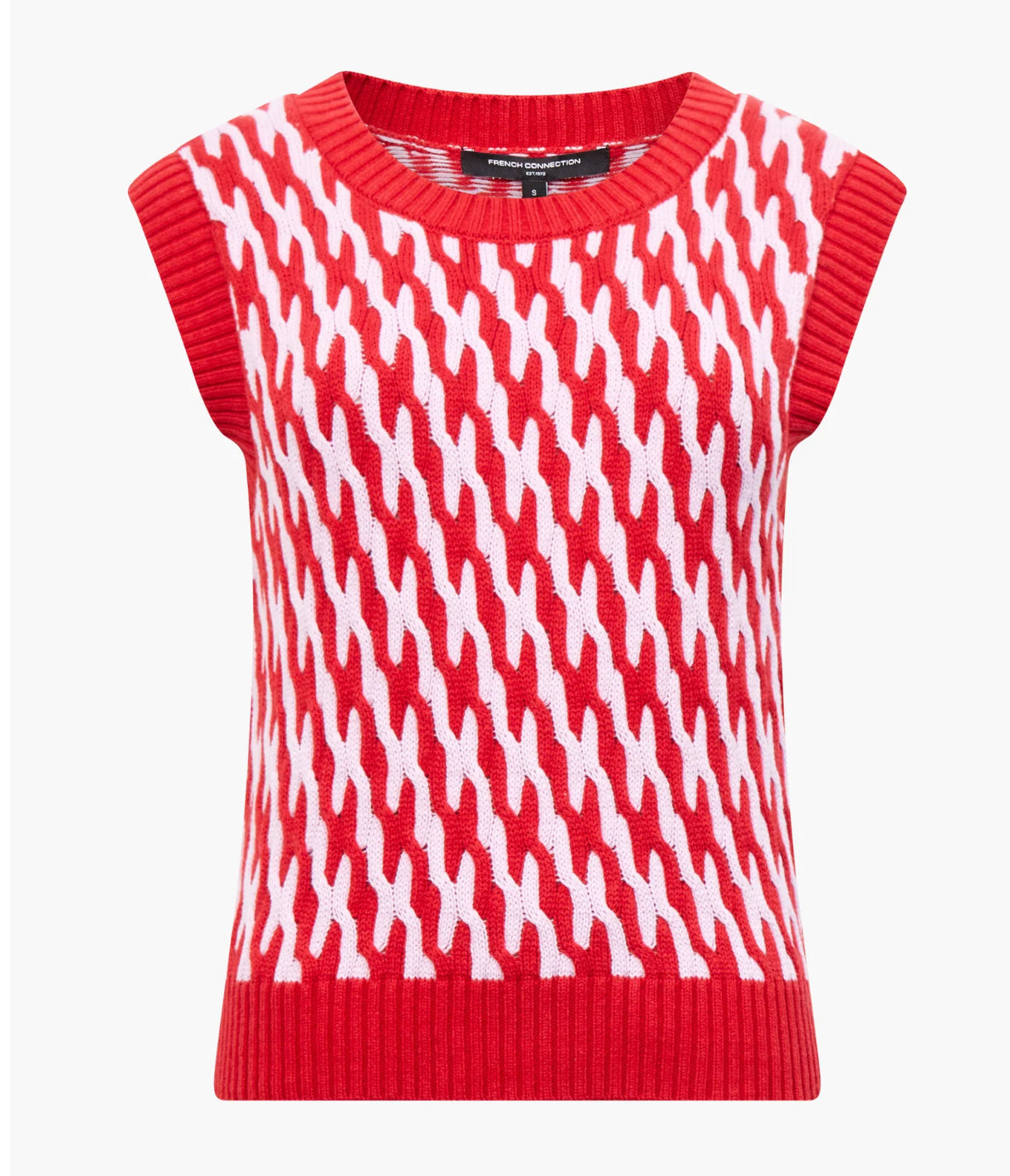 French Connection - 78ZAW - Klara Flec Abstract Striped Vest