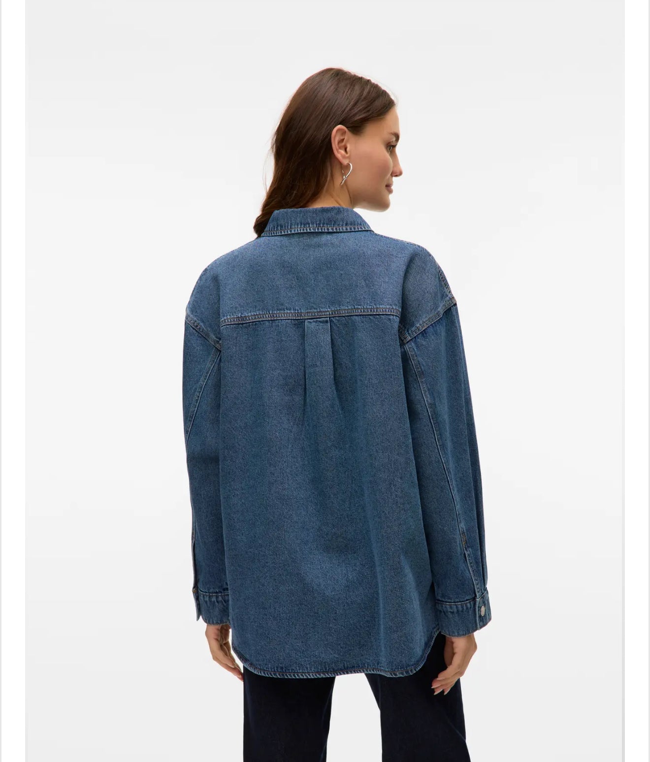 Vero Moda - JENNIE - Oversized denim Shacket