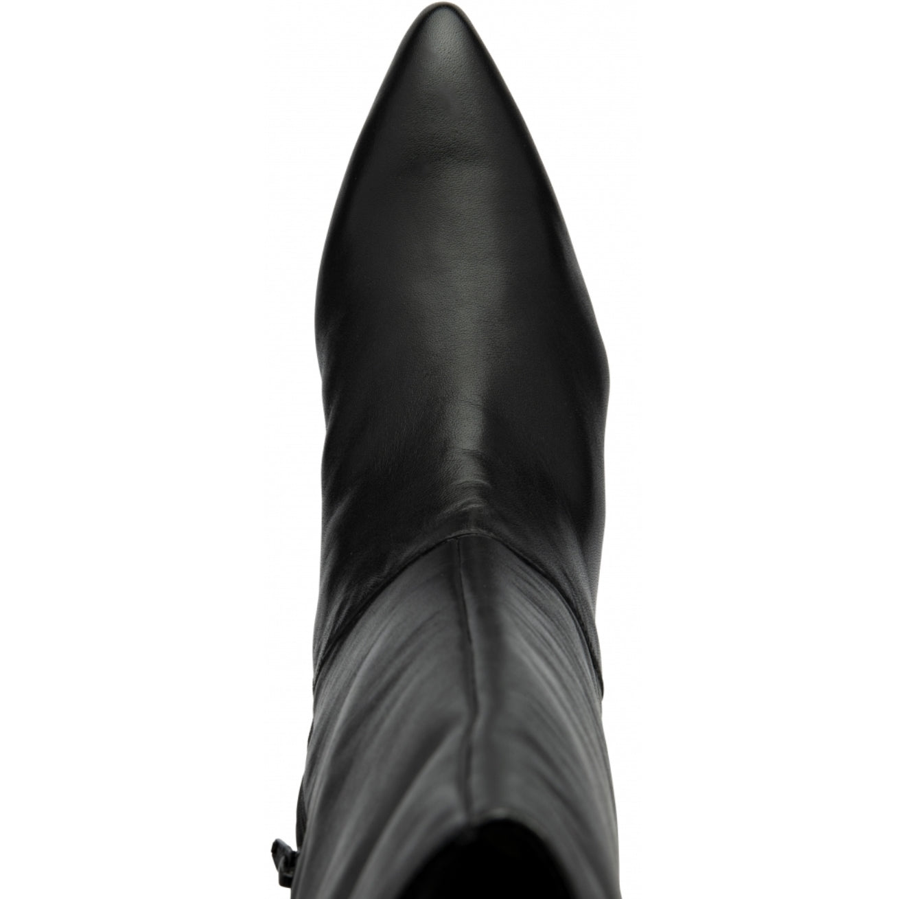 Ravel - Black Leather Catton Knee High Boots