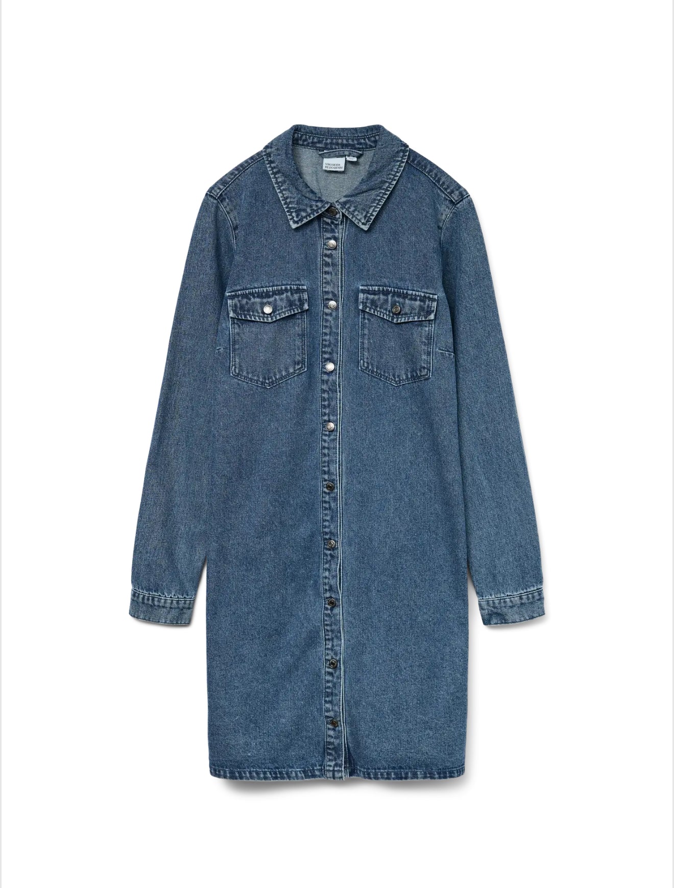 Ver Moda - JENNIE - Long sleeve denim dress