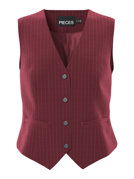 Pieces - BOZZY - Pinstripe waistcoat