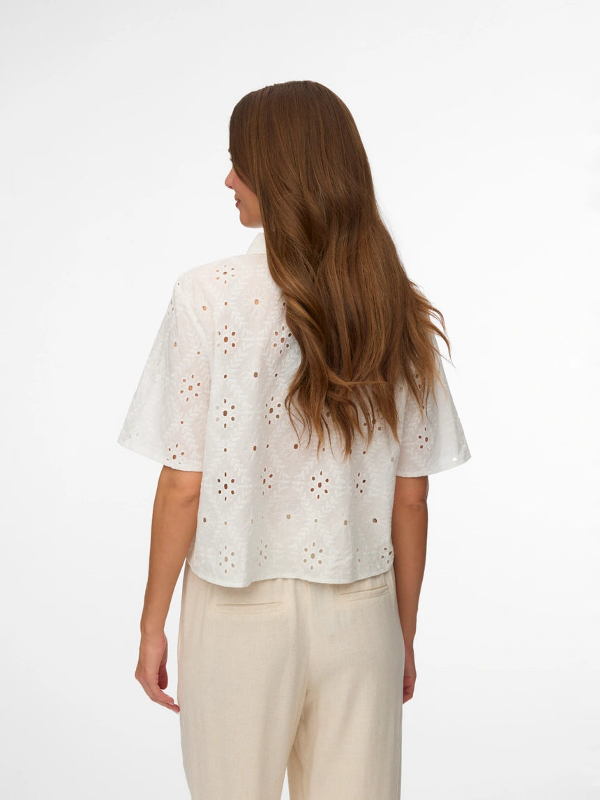 Vero Moda - ELIZA - Broderie anglaise shirt
