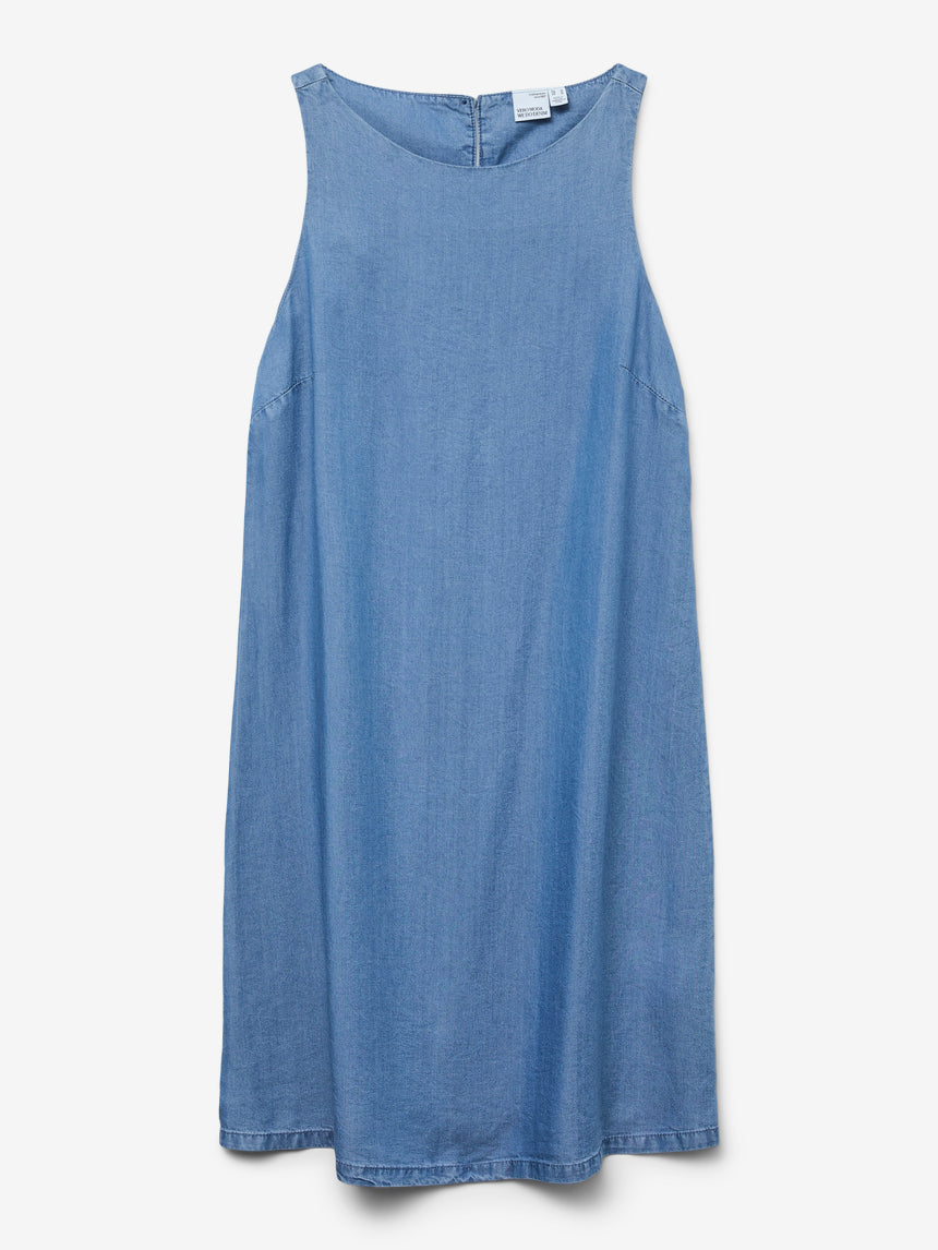 Vero Moda - FLEUR - Chambray sleeveless dress