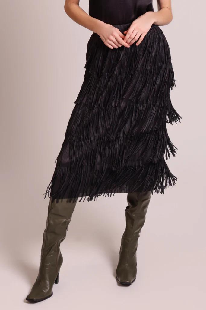Traffic People - GLORIA - Tassle midi skirt