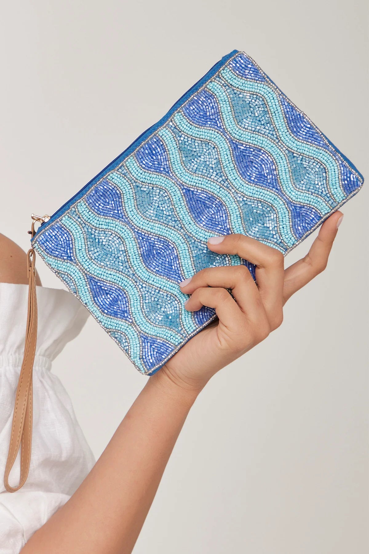 Eb & Ive - ELYSIAN POUCH - COBALT