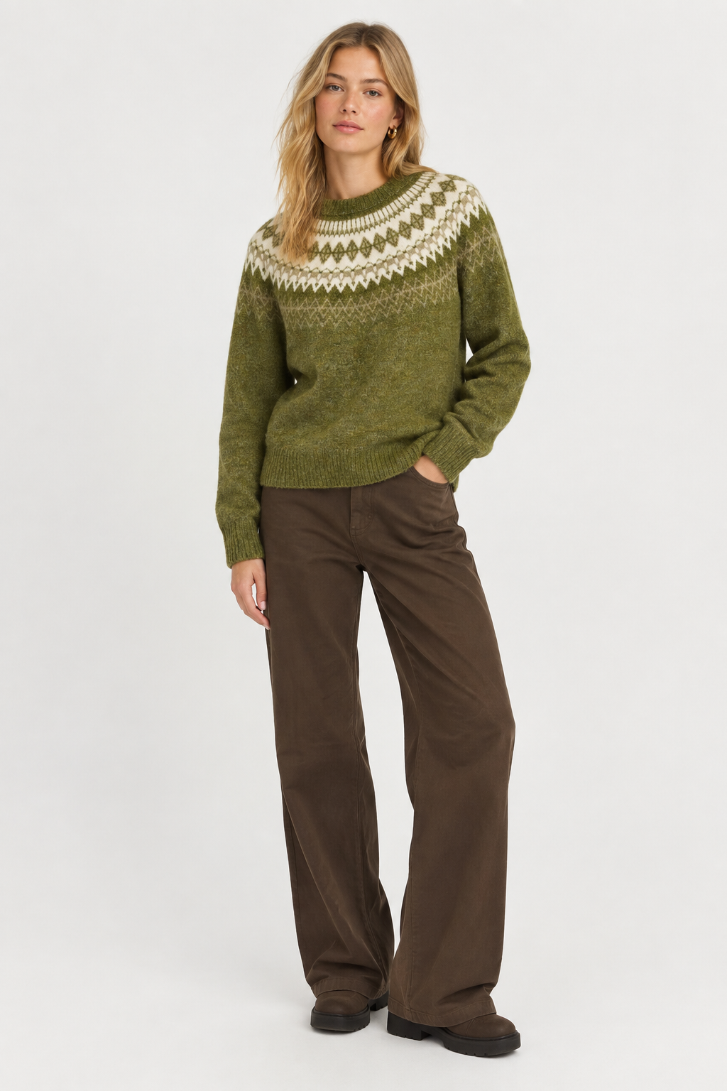 Vero Moda - SIMONE - Fairisle knitted jumper