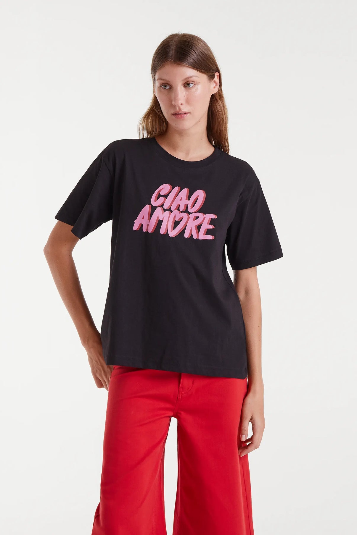 Compania Fantastica - 42012 - Ciao Amore slogan T.shirt