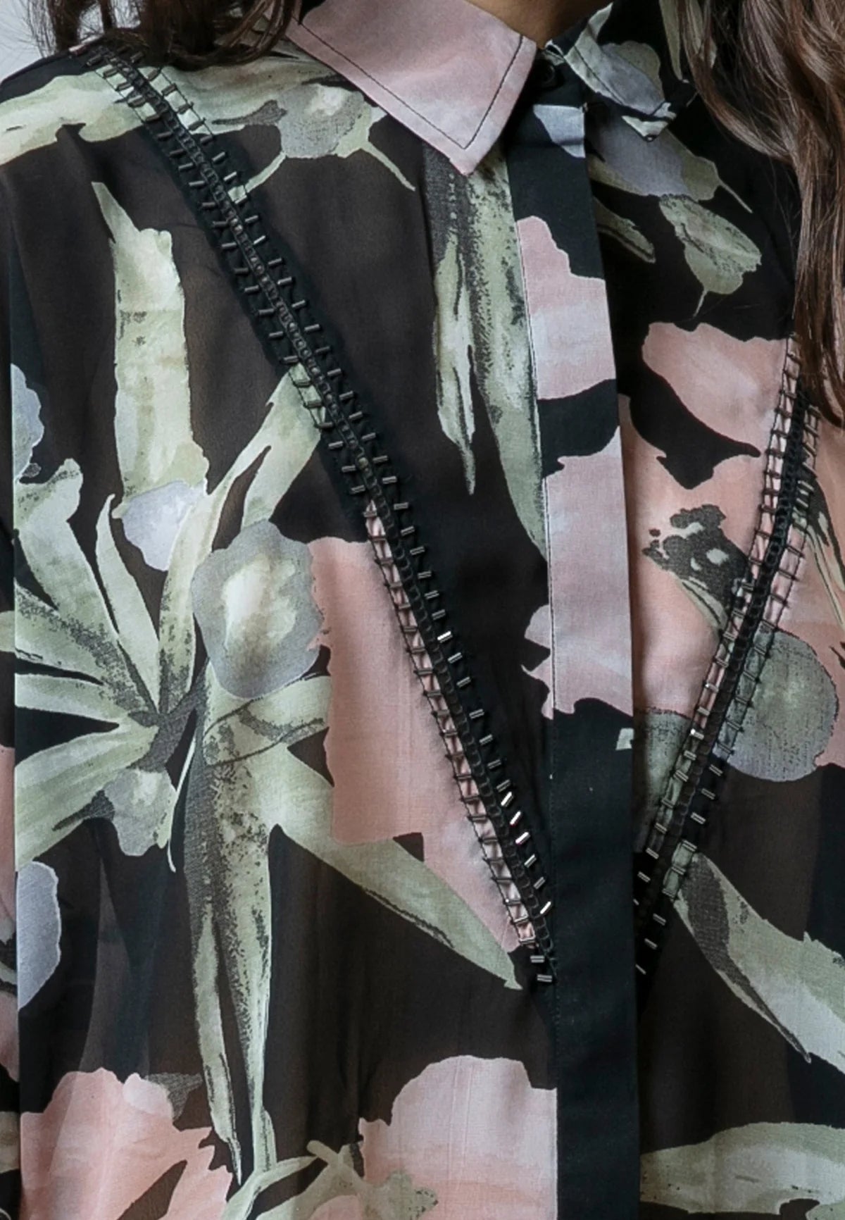 Religion - AVA - Floral oversized shirt