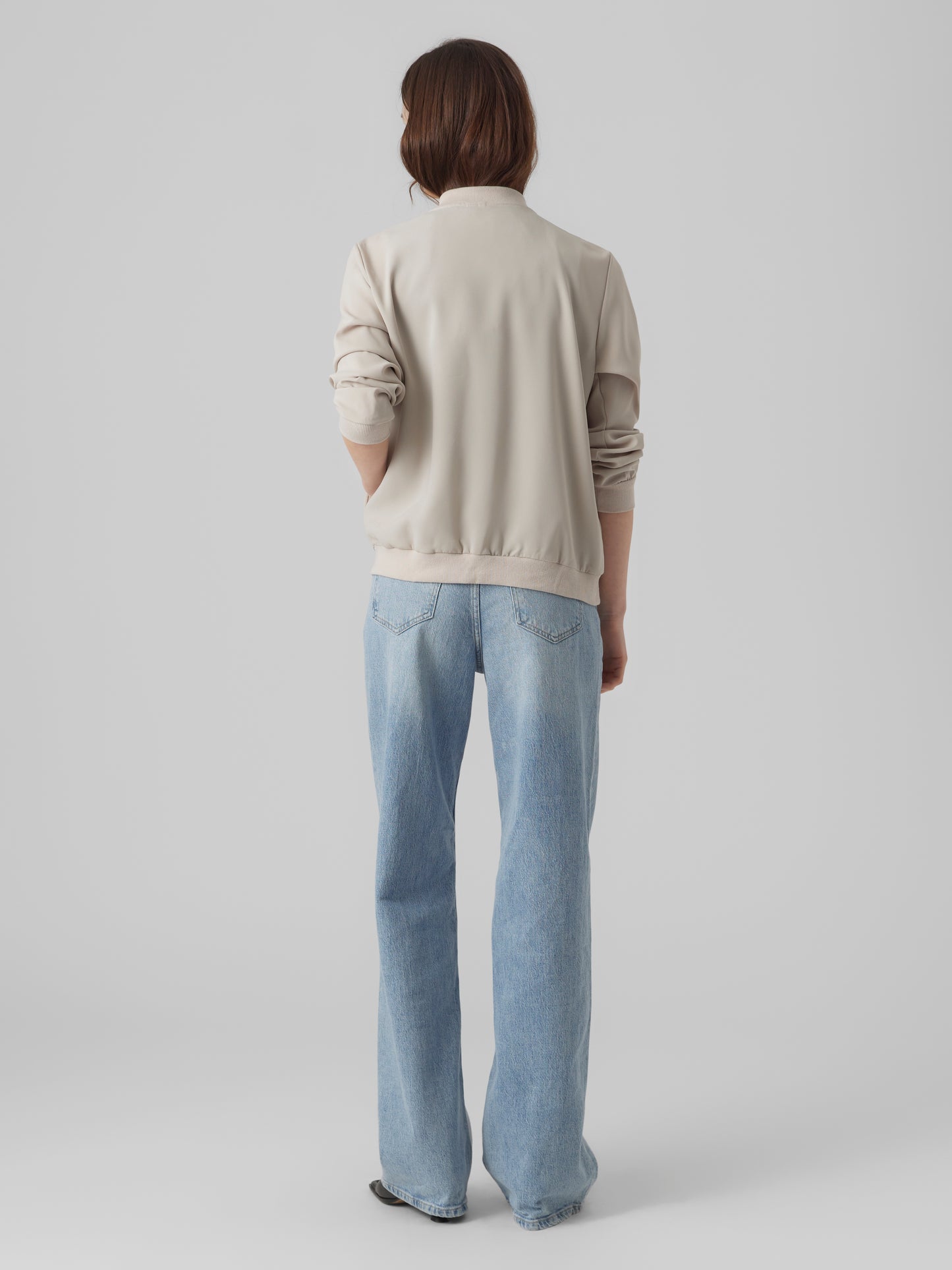 Vero Moda -COCO - Zip up Bomber jacket - Stone