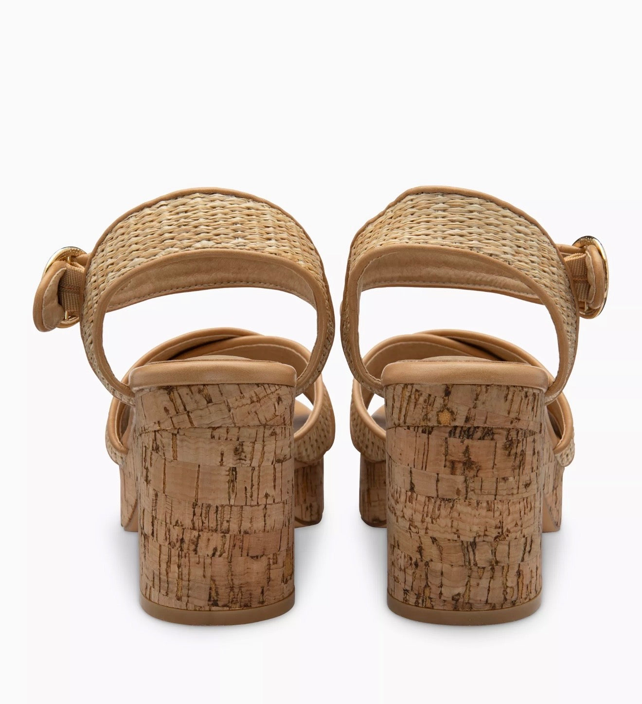 Ravel - GHENT - Tan Ghent Block Heeled Open-Toe Sandals