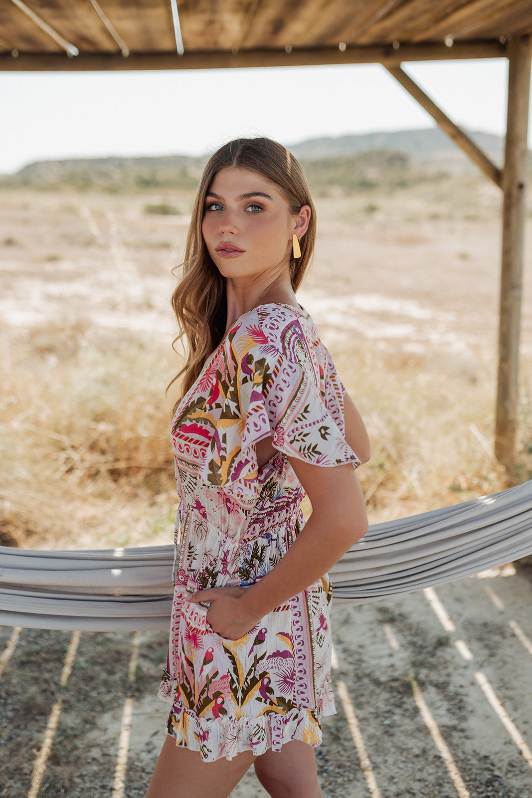 Piti Cuiti - L367 - Ipanema print Playsuit