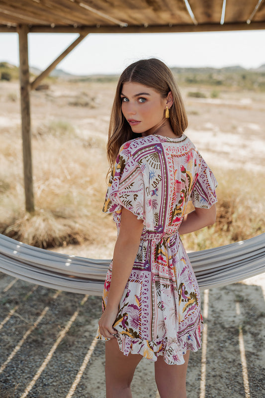 Piti Cuiti - L367 - Ipanema print Playsuit