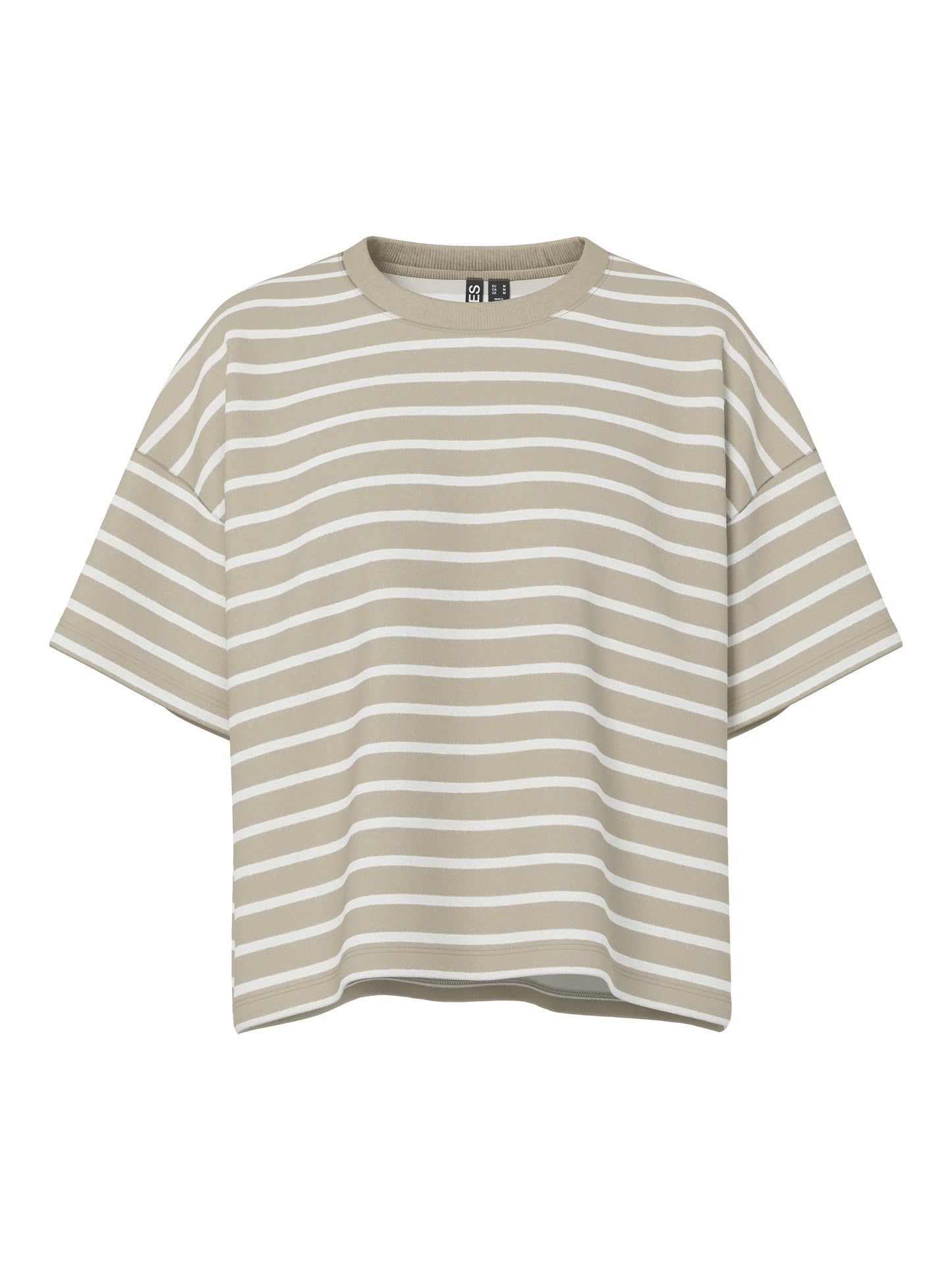 Pieces - CHILLI - Short sleeve stripe sweater