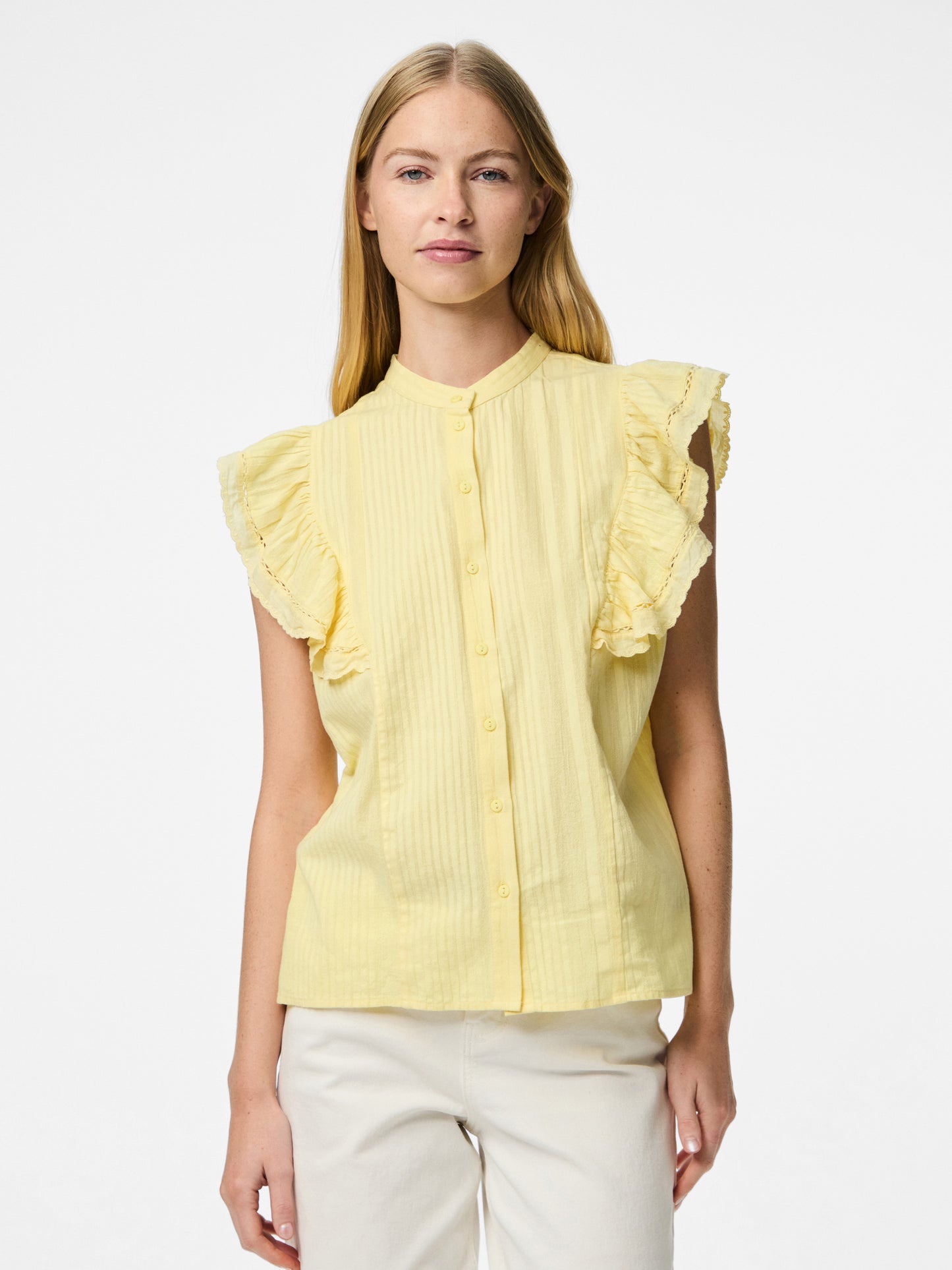PIECES - SIKKA - Frill detail blouse
