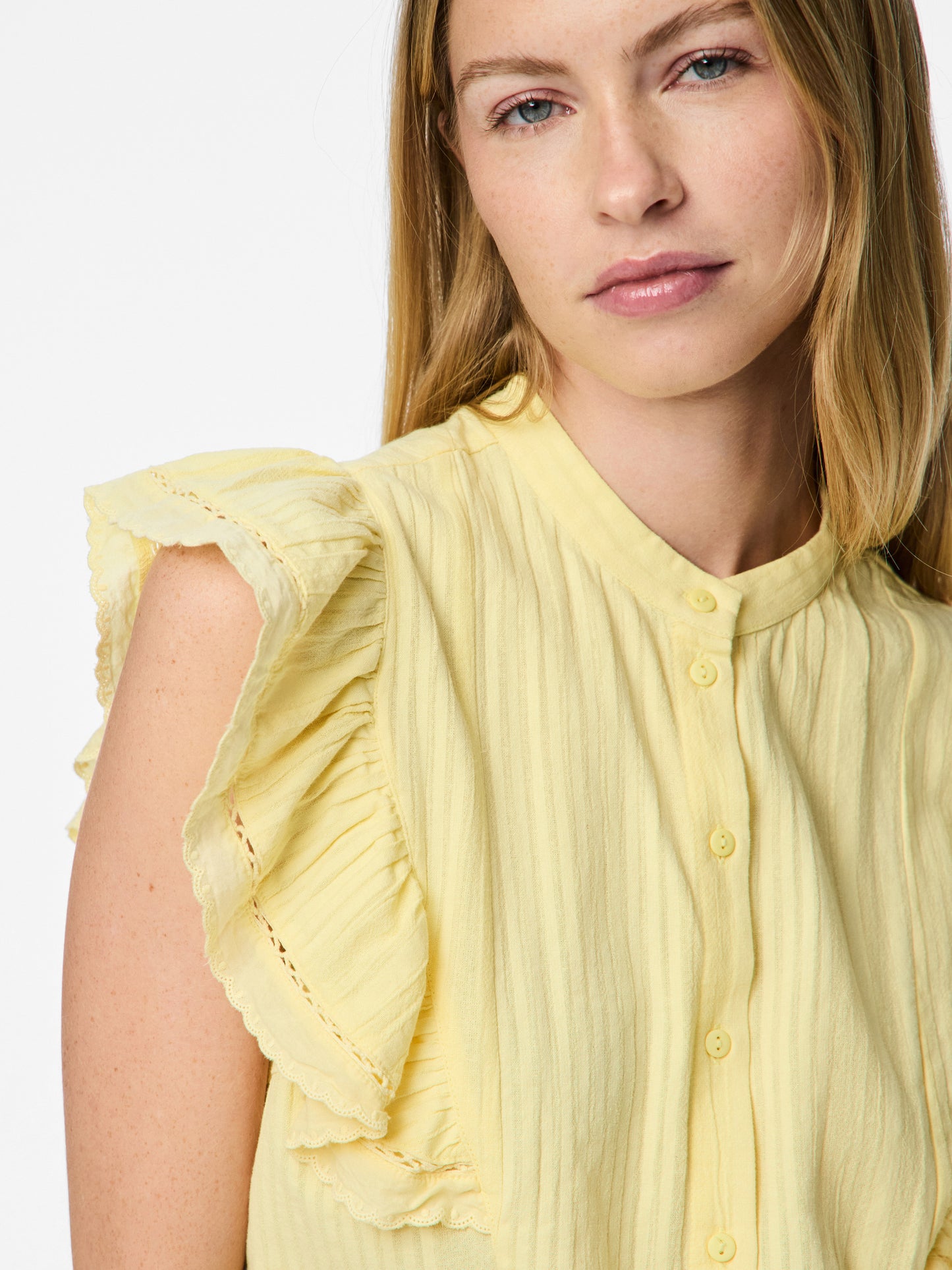 PIECES - SIKKA - Frill detail blouse