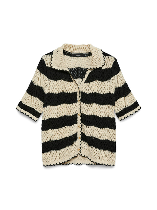 Vero Moda - GOLDEN - Crochet knit cardi