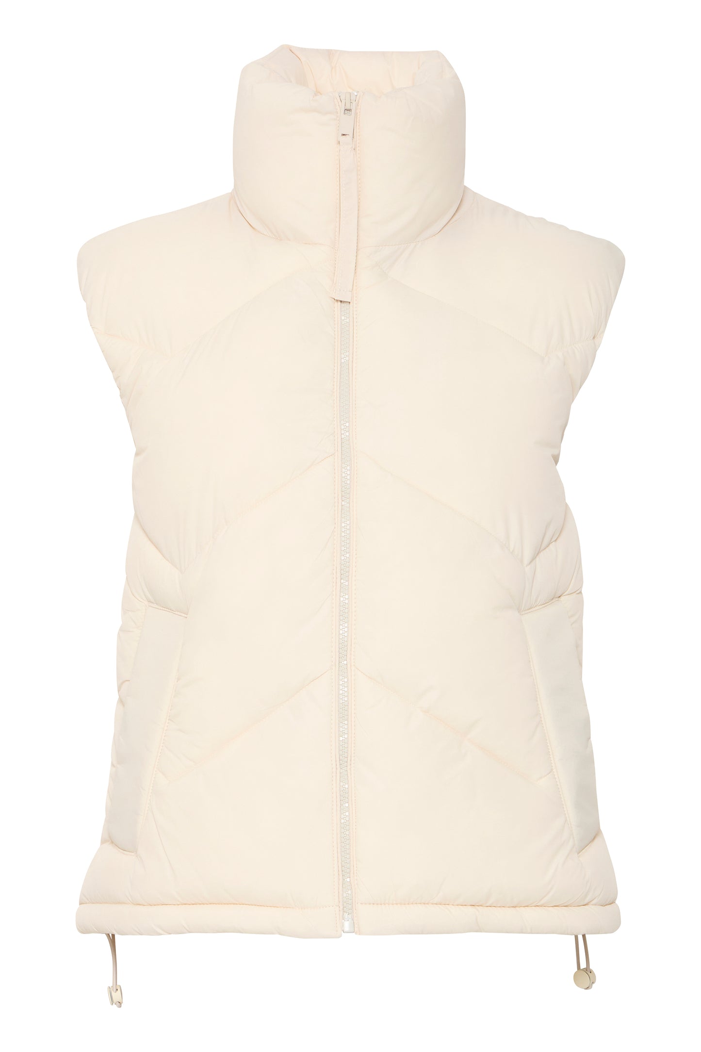 B.Young - BOMINA - Short puffa gilet - Cream image 3